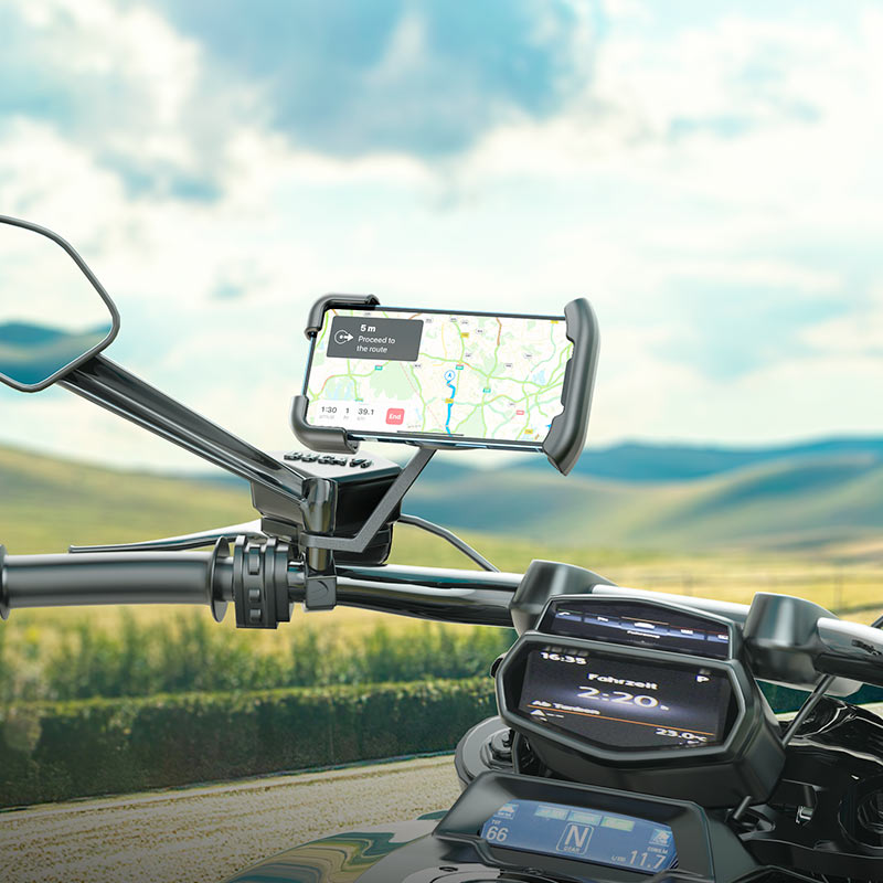 HOCO CA119  Motorcycle Phone Holder for Rearview Mirror