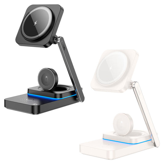 HOCO CQ10 folding 3 in 1 wireless charger station