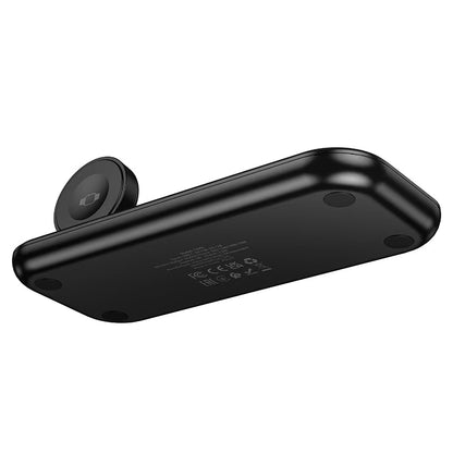 HOCO CW65 3-in-1 Ultra-Thin Wireless Fast Charger