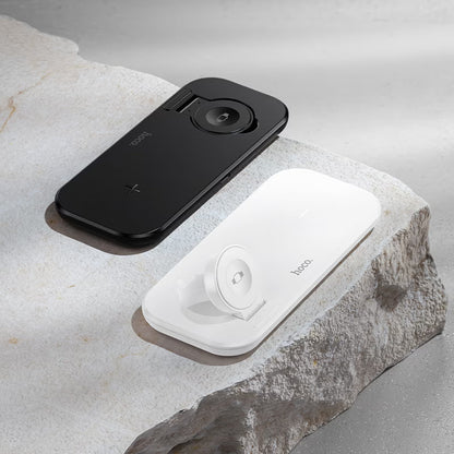HOCO CW65 3-in-1 Ultra-Thin Wireless Fast Charger