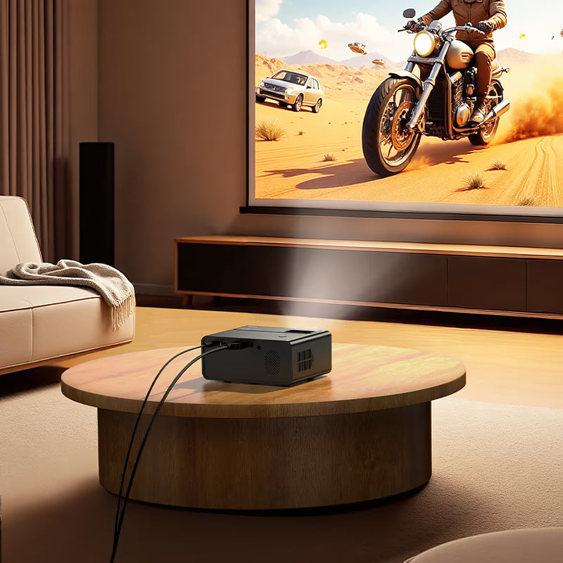 720p Wireless Projector HOCO DT6 - 140in Screen Mirroring