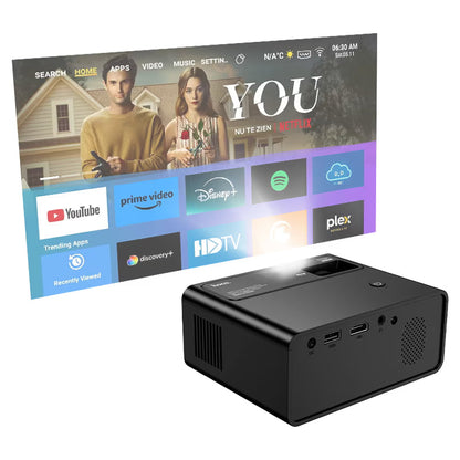 720p Wireless Projector HOCO DT6 - 140in Screen Mirroring