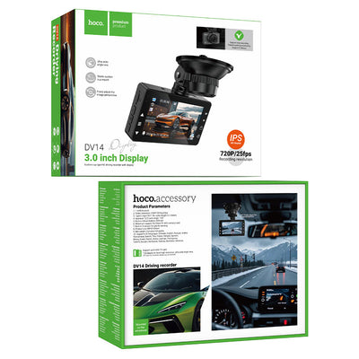 HOCO DV14 dash cam full HD car driving recorder
