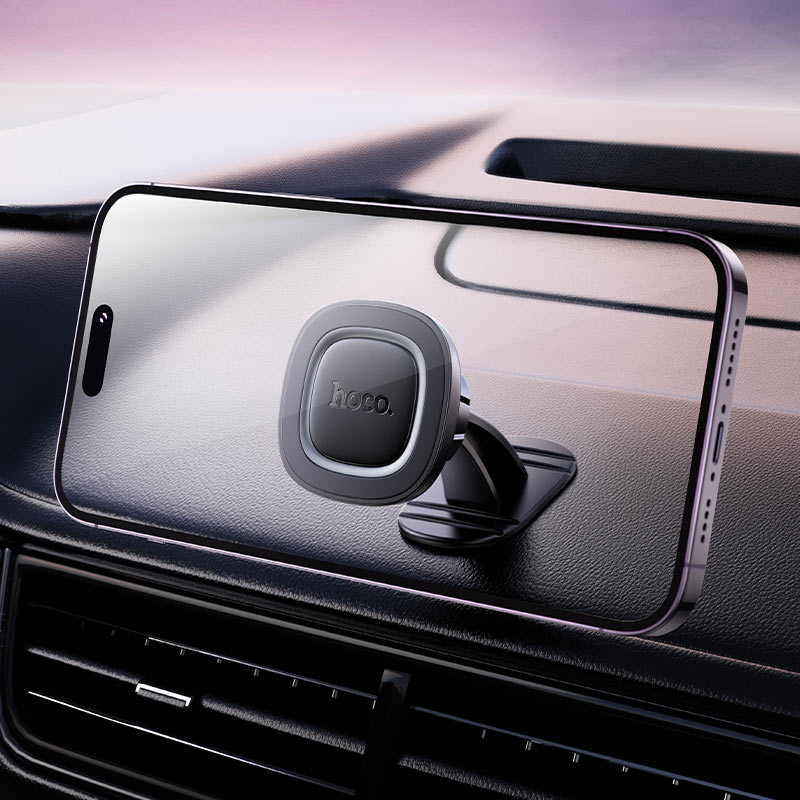 Adjustable smartphone holder for car dashboard
