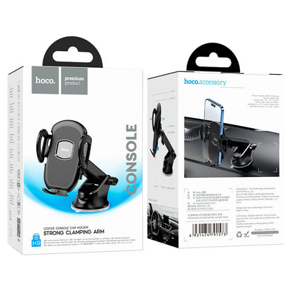 Stable suction cup smartphone dashboard mount
