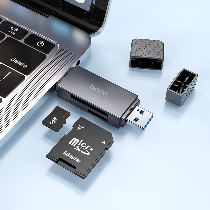 HOCO HB45 card reader SD and TF slots