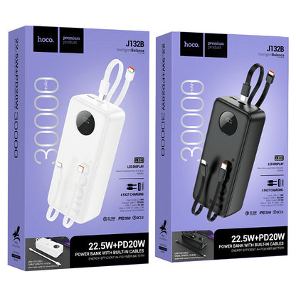 HOCO J132B Power Bank 30000mAh – 22.5W Fast Charge + PD 20W