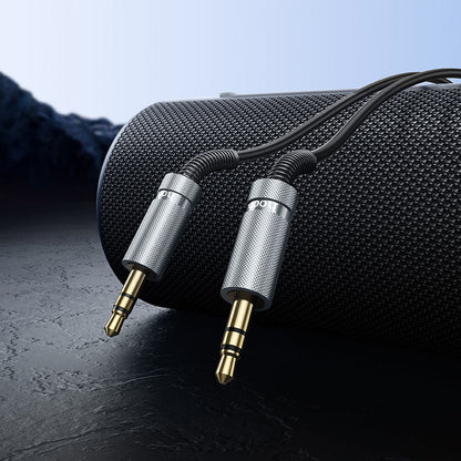 Durable HOCO UPA31 3.5mm AUX cable with flexible design.
