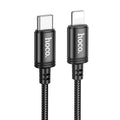 Fast Charging Cable 2M USB-C to Lightning Braided PD HOCO X89