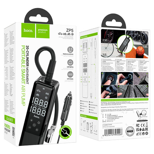 ZP5 May smart portable air pump with LED display