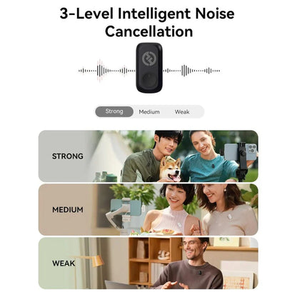 Hollyland LARK A1 DUO clip-on microphone system for content creators
