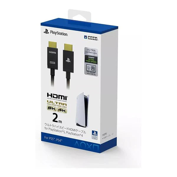 HORI PS5/PS4 Ultra High Speed HDMI Cable 2M – 48Gbps | 8K & 4K | Official Sony Licensed