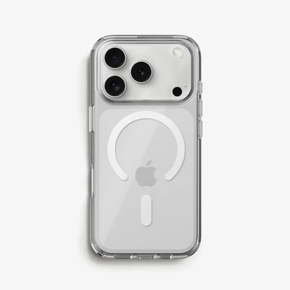 Hard Rubber MagSafe Transparent Cover – Durable Shockproof Protection