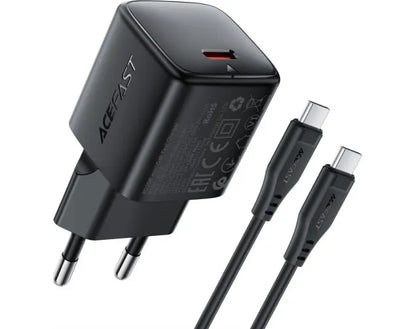 Fast Charge Wall Charger PD30W GaN With Cable ACEFAST A118
