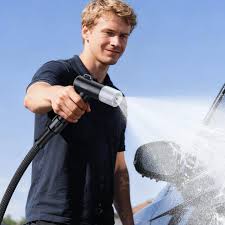 Car Wash Gun Set – 16.4 ft Expandable High‑Pressure Hose & Spray Gun Hoco ZP17