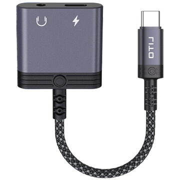 Lito LA04T Type-C to Jack & Type-C Converter – 60W