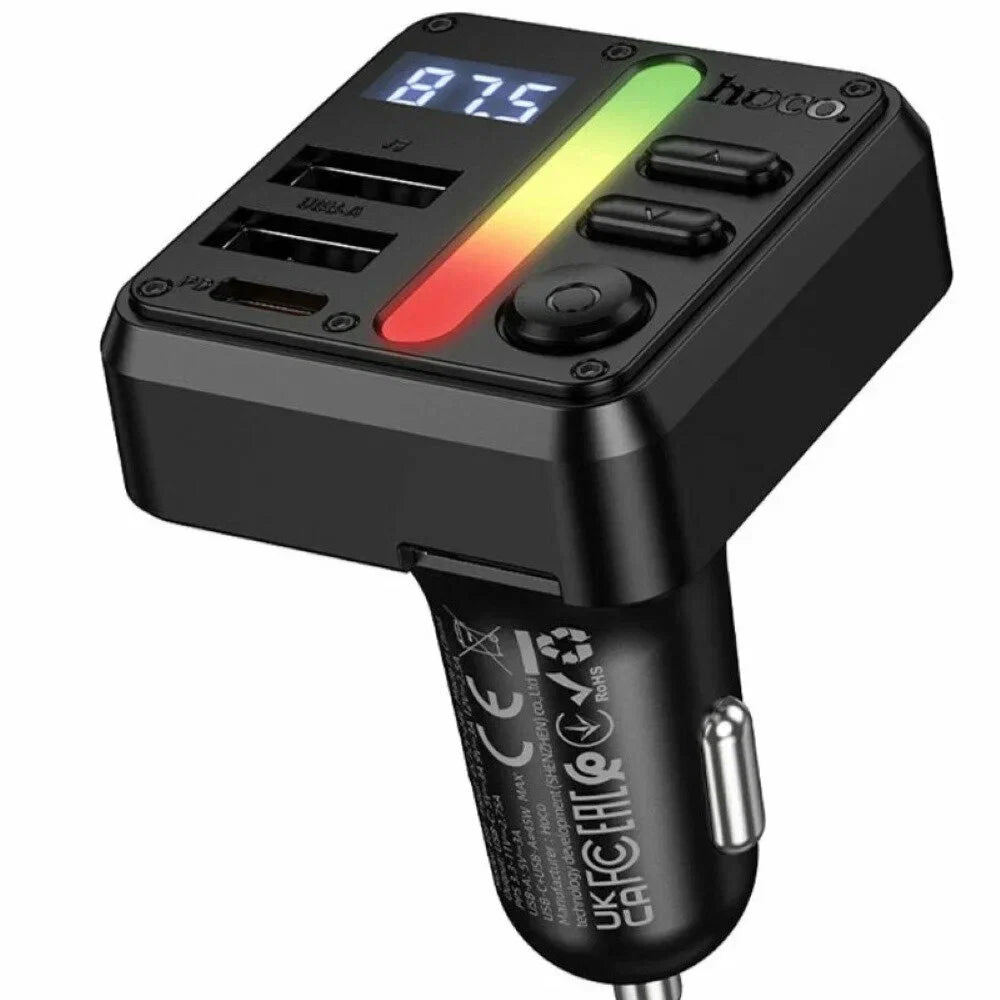 HOCO E89 FM Transmitter with Dual Port 45W Fast Charging