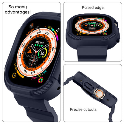 LITO LS003 Carbon Rugged Armor | Apple Watch Band & Case