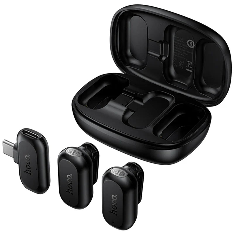USB-C wireless microphone with AI noise reduction by HOCO
