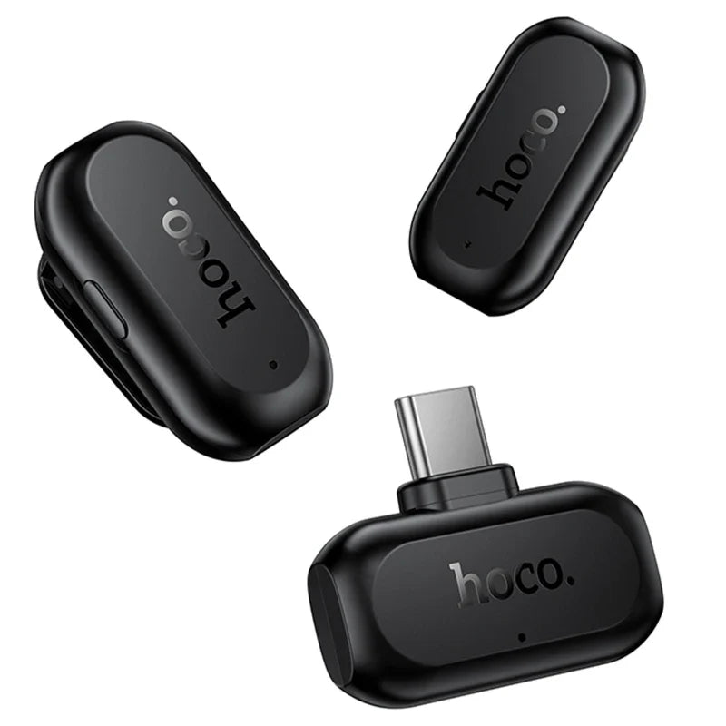 Wireless USB-C microphone set for interviews and livestreaming
