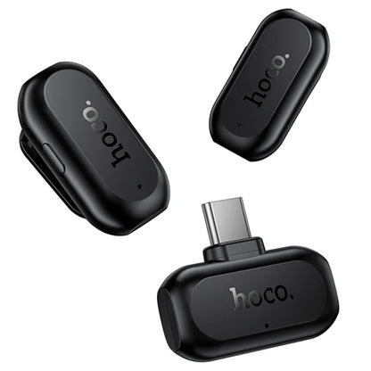 Wireless USB-C microphone set for interviews and livestreaming