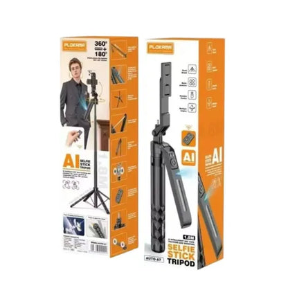 Plokama Auto A7 AI Tracking Selfie Tripod - 180cm, Gesture Control