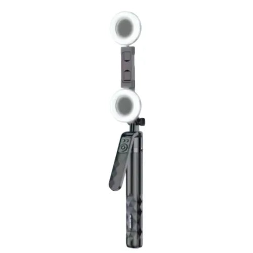 Plokama Live-P10 Pro Selfie Stick Tripod with LED Light & Remote