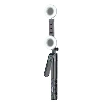 Plokama Live-P10 Pro Selfie Stick Tripod with LED Light & Remote