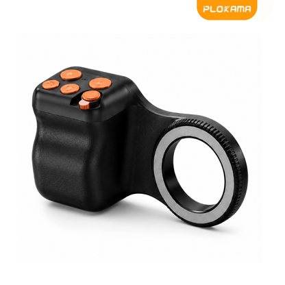 Plokama MG-50 selfie stick – magnetic head holding a smartphone