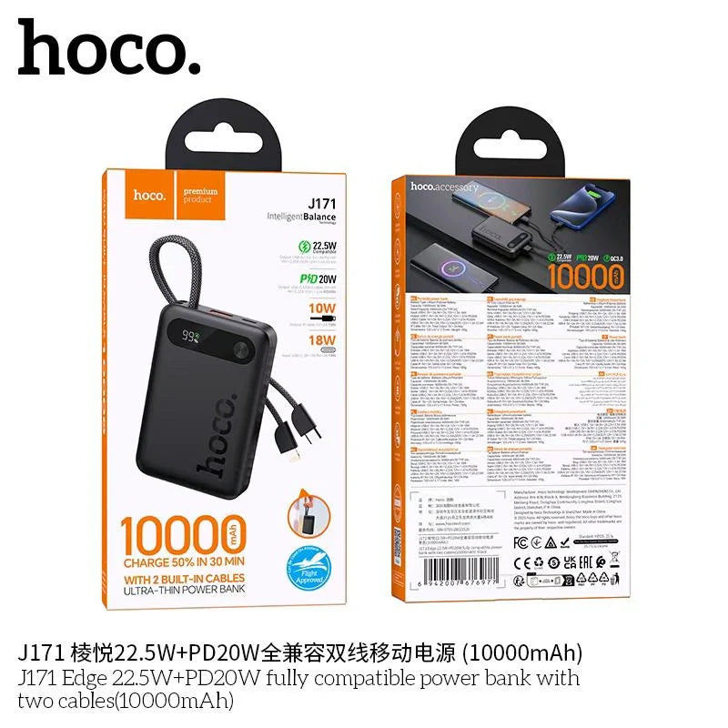 HOCO J171A Edge Power Bank 20000mAh
