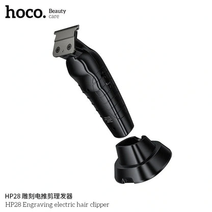 HOCO HP28 hair clipper in use