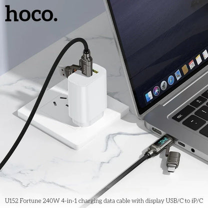 HOCO U152 braided charging cable detail