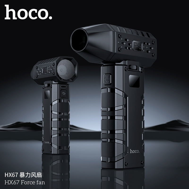 Hoco HX67 portable cooling fan with adjustable speed levels
