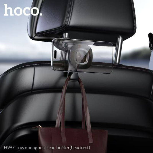 Hoco H99 2-in-1 Car Holder – Headrest Mount Phone Stand