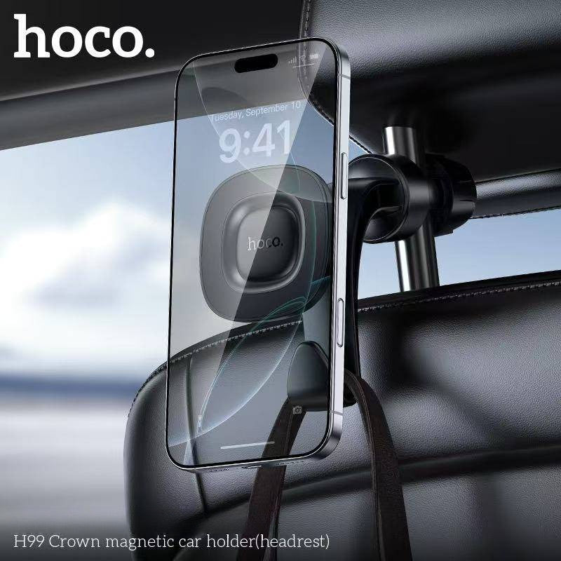 Hoco H99 2-in-1 Car Holder – Headrest Mount Phone Stand
