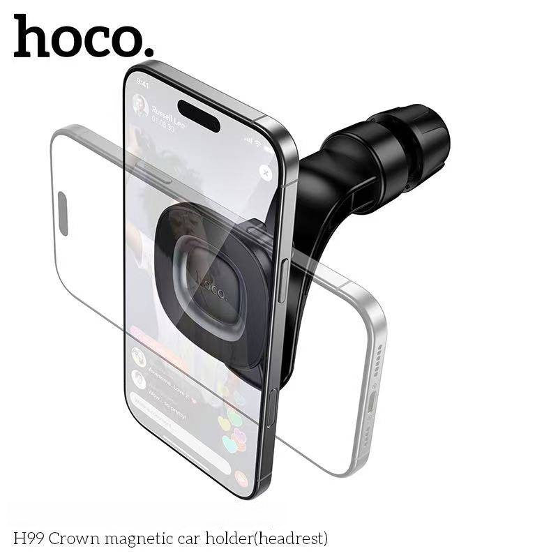 Hoco H99 2-in-1 Car Holder – Headrest Mount Phone Stand