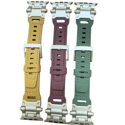 Apple Watch Band – Armor Design | Genuine Leather Strap