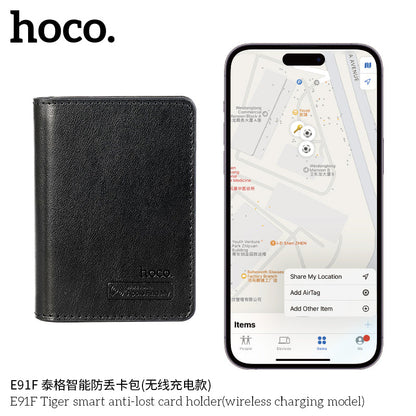 HOCO E91F smart tracker for anti lost wallet use