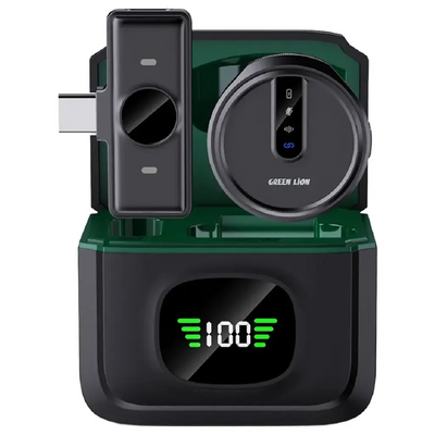 Green Lion GM-88X wireless microphone with digital display – black