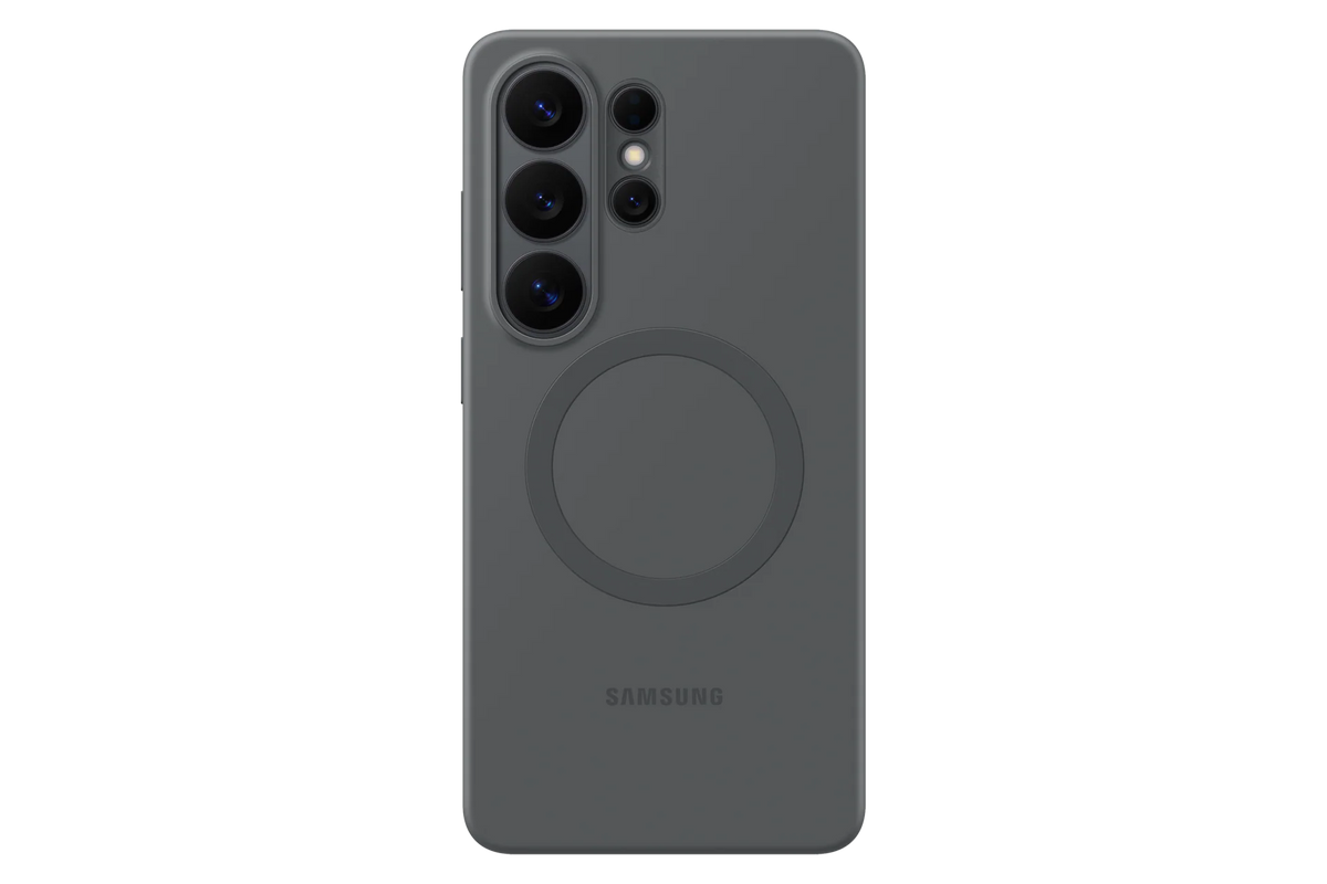 Galaxy S26 Ultra Silicone Magnet Case – Magnetic Ring and Soft-Touch Finish
