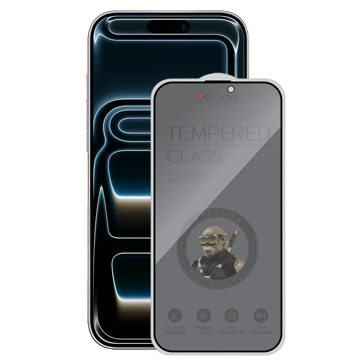 Yesido TG27 full coverage screen protector with 9H hardness

